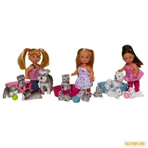 Набор Simba Еви с домашними