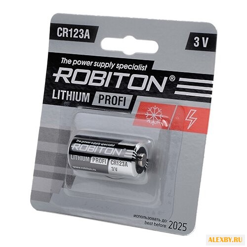 Батарейка CR123 ROBITON