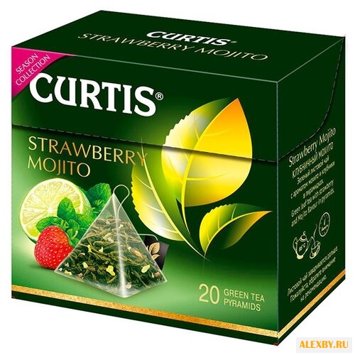 Чай зеленый Curtis Strawberry