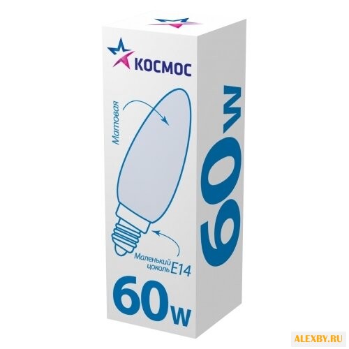 Лампа накаливания КОСМОС Свеча