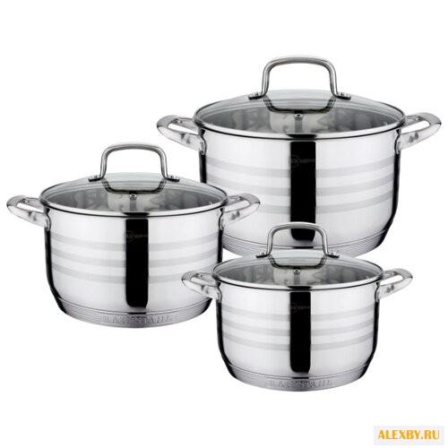 Набор кастрюль Rainstahl