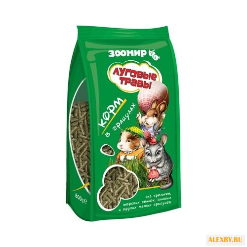 Корм в гранулах для кроликов