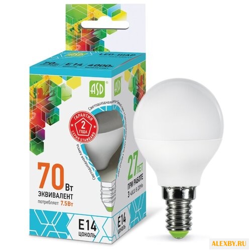 Лампа светодиодная ASD