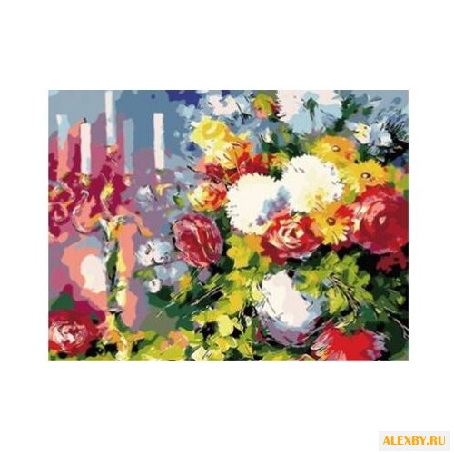 Рыжий кот Картина по номерам