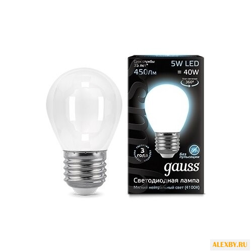 Лампа светодиодная gauss LED