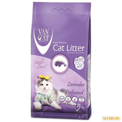 Наполнитель Van Cat Lavender 5 кг