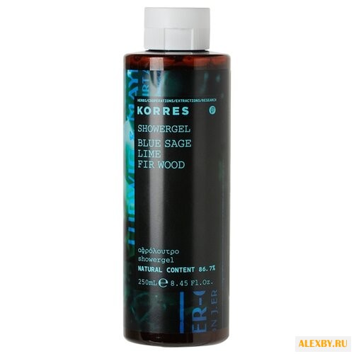 Гель для душа KORRES Blue sage