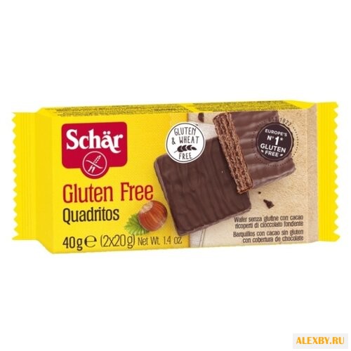 Вафли Schar Quadritos в