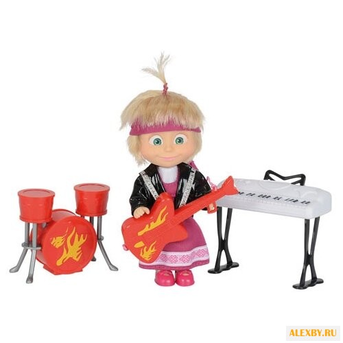 Кукла Simba Маша в рок-наряде