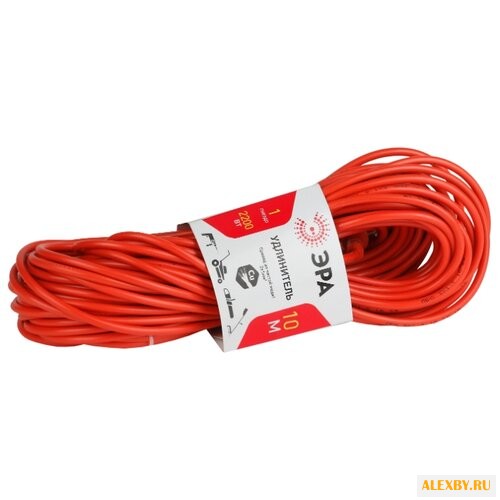 ЭРА UP-1-2x1.0-10m Удлин-ль