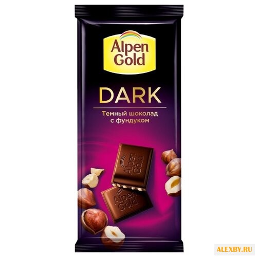 Шоколад Alpen Gold темный с