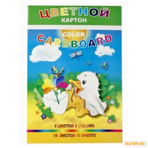 Цветной картон Утенок Лилия