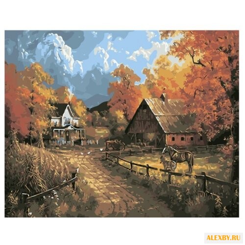 Рыжий кот Картина по номерам