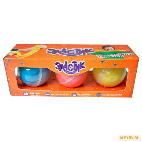 Масса для лепки Эластик Микс