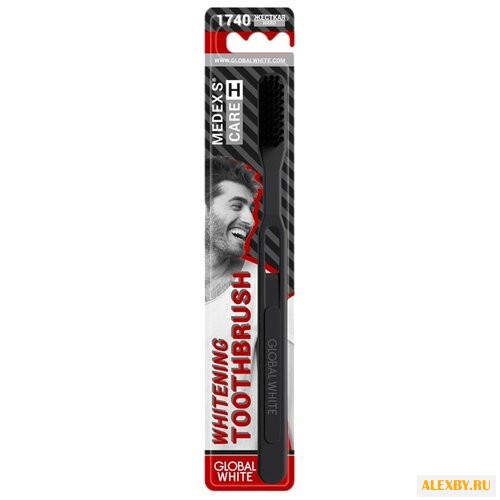 Зубная щетка Global White Hard