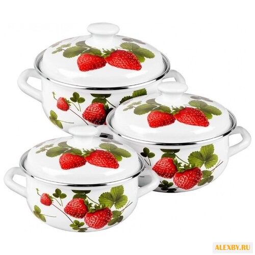 Набор кастрюль КМЗ Летняя