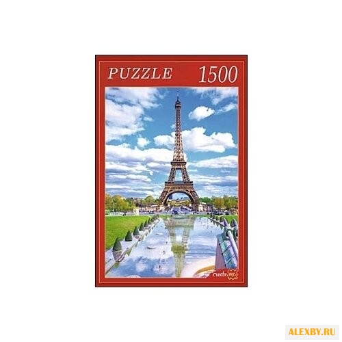 Пазл Рыжий кот Париж Эйфелева