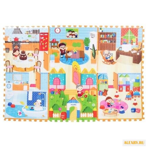 Коврик Mambobaby Семейный дом