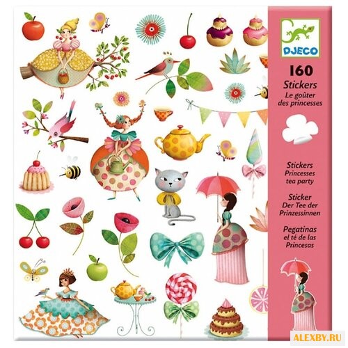 DJECO Наклейки Чаепитие у