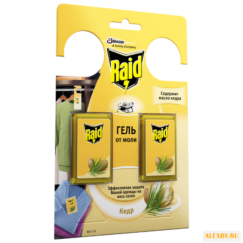 Гель Raid Кедр от моли