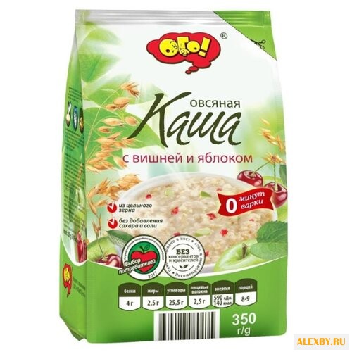 ОГО! Каша овсяная с вишней и
