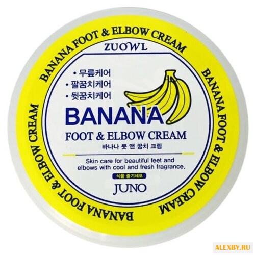 Juno Крем для ног и локтей Banana