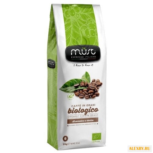 Кофе в зернах Must Biologico Bar