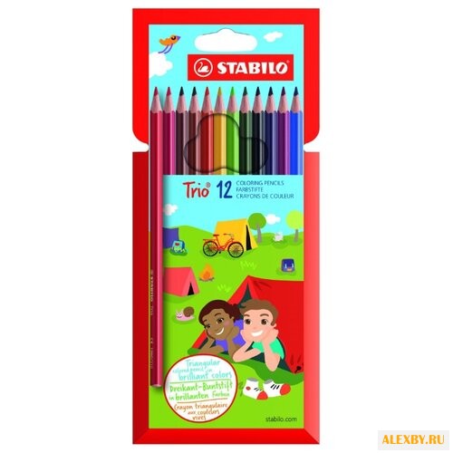 STABILO Цветные карандаши Trio