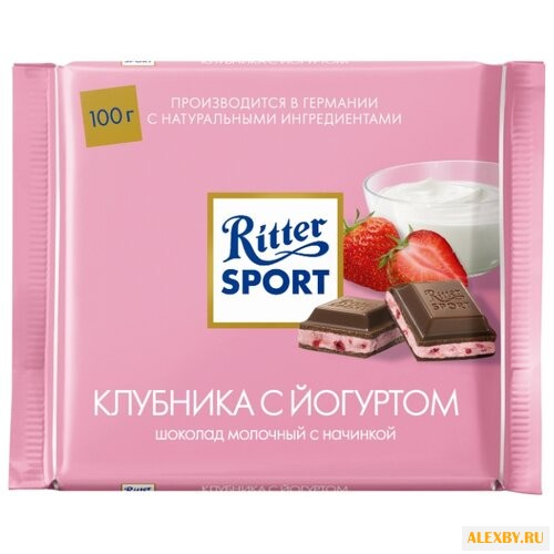 Шоколад Ritter Sport Клубника с