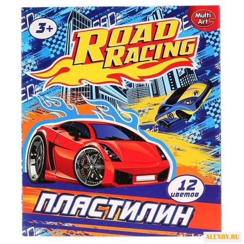 Пластилин Multiart Гонки 12