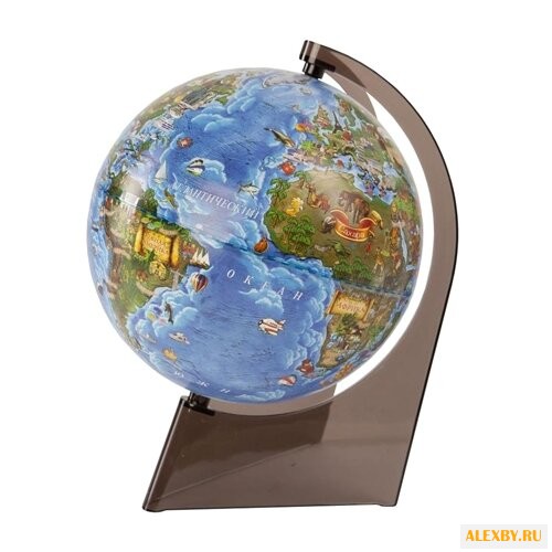 Глобус физический Глобусный мир