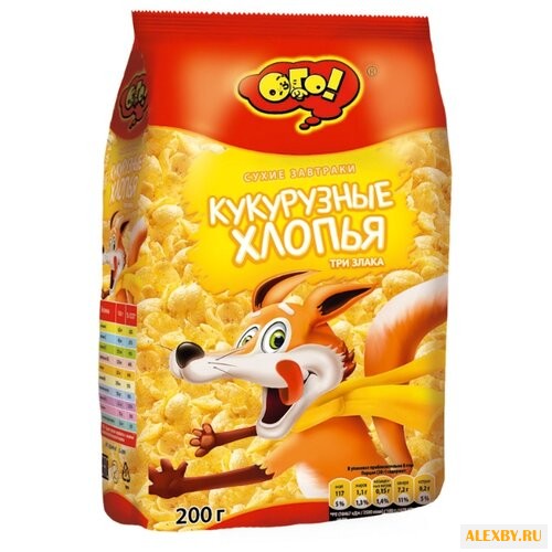 Готовый завтрак ОГО! Кукурузные