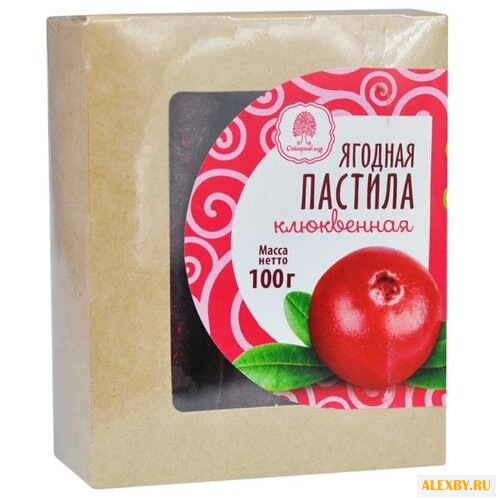 Пастила Сибирский кедр ягодная