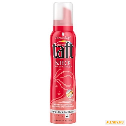Taft пена Блеск сверхсильная