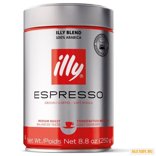 Кофе молотый Illy Espresso