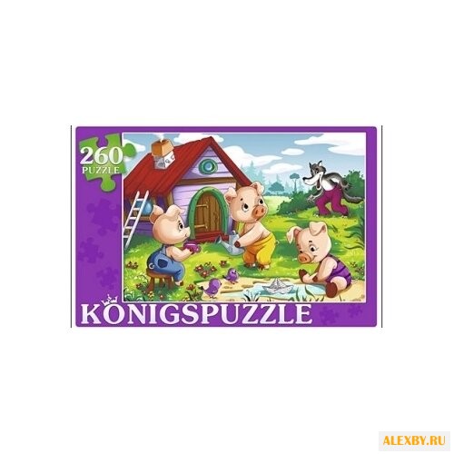 Пазл Рыжий кот Konigspuzzle Три