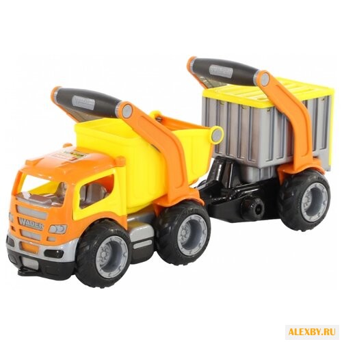 Грузовик Wader с полуприцепом