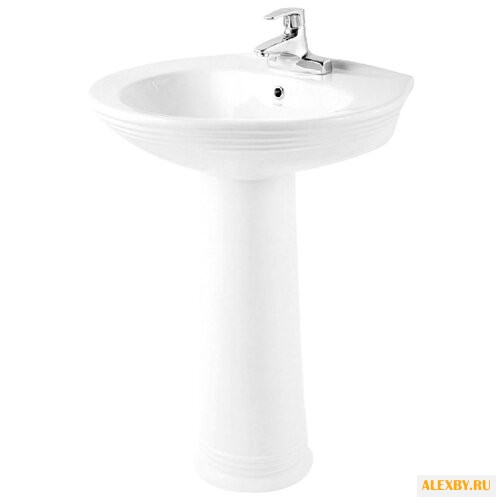 Раковина с пьедесталом 63 см