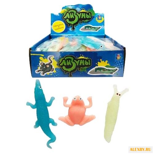 Лизун 1 TOY Крокодил змея жаба