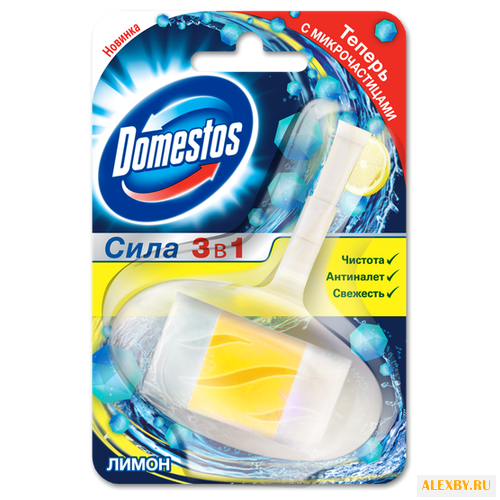 Domestos блок для унитаза 3в1