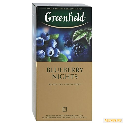 Чай черный Greenfield Blueberry