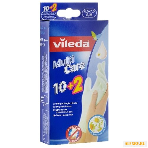 Перчатки Vileda Multi Care 12 шт.