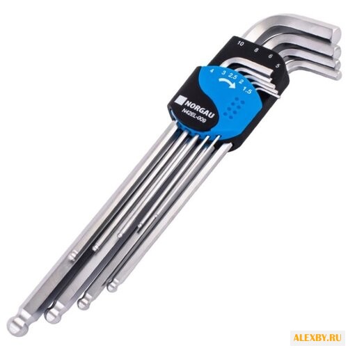 Набор имбусовых ключей Norgau
