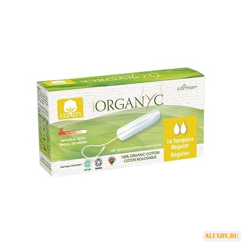 Organyc тампоны Regular без