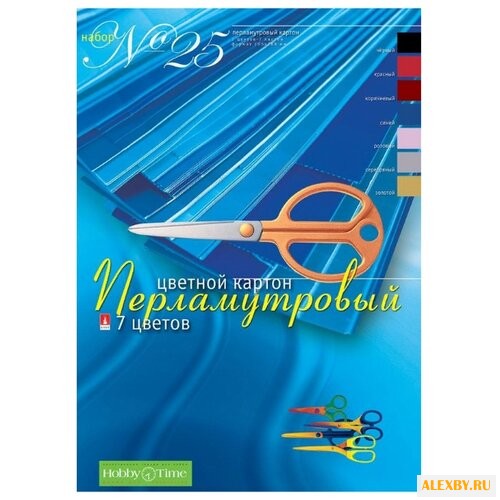 Цветной картон Перламутровый