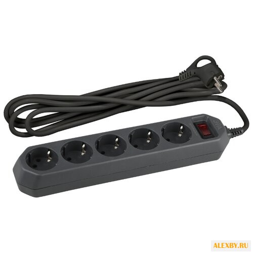 Сетевой фильтр ЭРА USF-5es-B