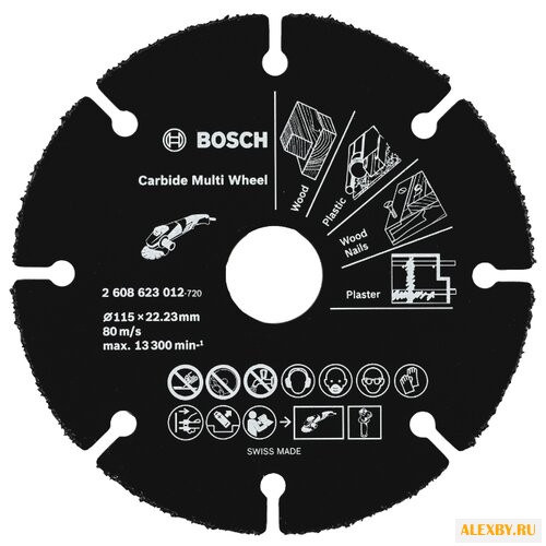 Диск отрезной 115x1x22.23 BOSCH