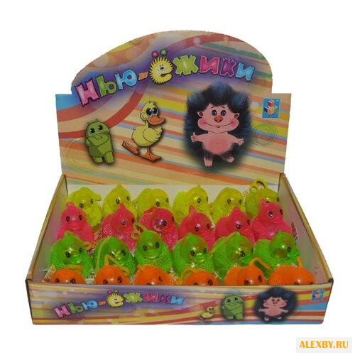 Игрушка-мялка 1 TOY Уточка Т10514