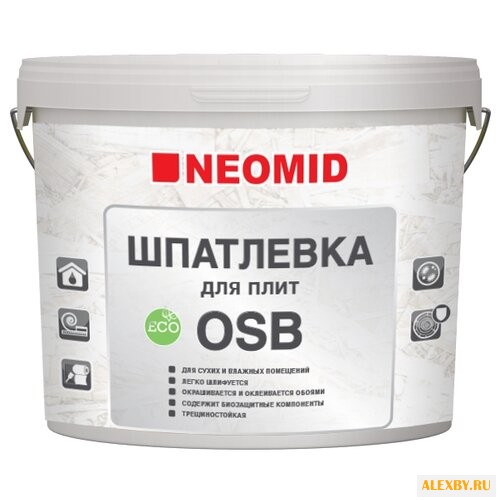 Шпатлевка NEOMID для плит ОSB