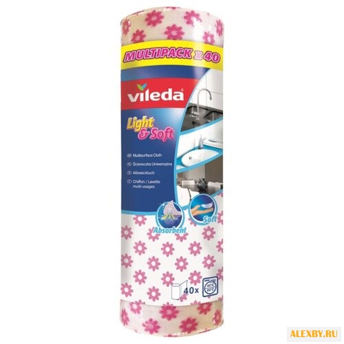 Салфетка Vileda в рулоне 40 шт